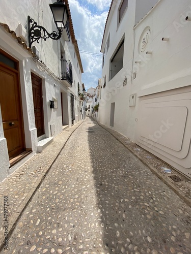 narrow street in the old town
