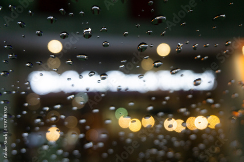 rain drops on window