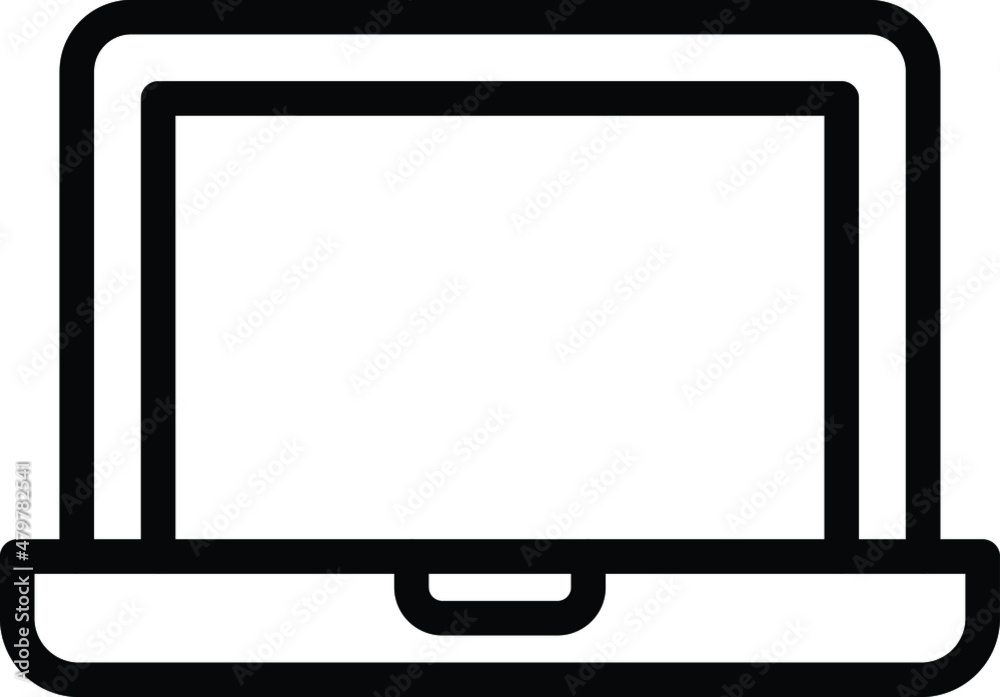 Laptop Vector Icon Design Illustration Laptop Vector Icon Design Illustration