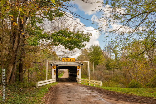 Root Road Covered Bridge Ashtabula County Ohio photo