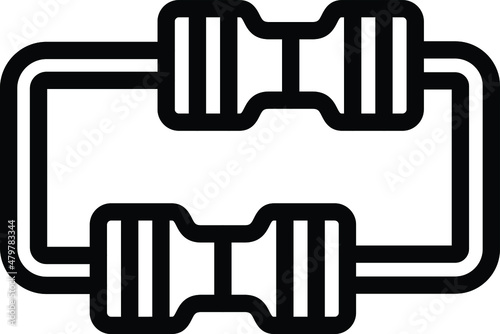 Resistance Vector Icon Design Illustration