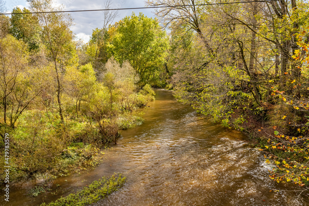 Obraz premium Ashtabula River Ashtabula County Ohio