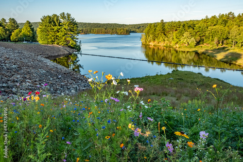 Tully Lake in Royalston, Massachusetts