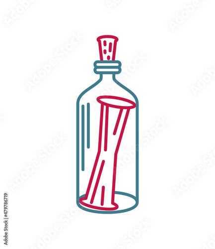 bottle with message
