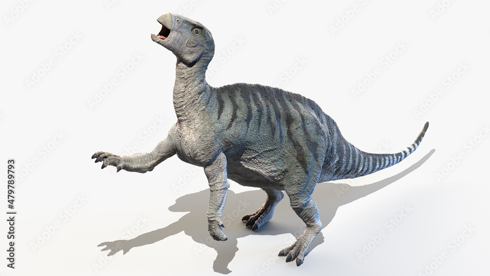3d rendered illustration of an Iguanodon 3d rendered illustration of an Iguanodon