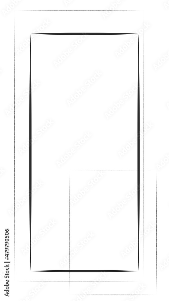 Geometric illustration, black frame for inscriptions. Geometric illustration, black frame for inscriptions.