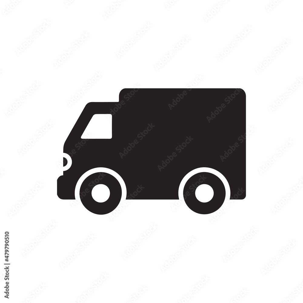 Delivery van icon ( vector illustration )