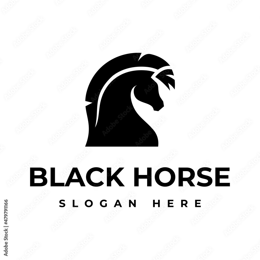 Black Horse Logo Design template Black Horse Logo Design template
