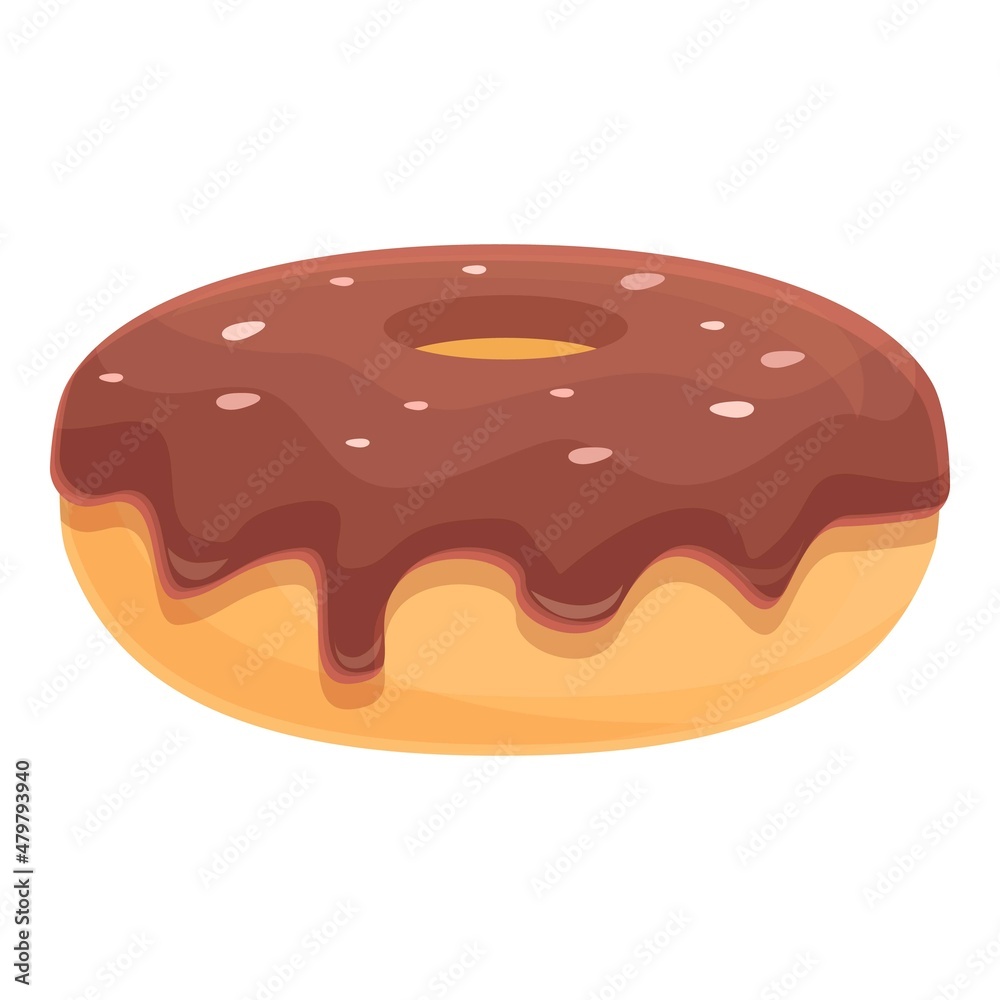 Sugar donut icon cartoon vector. Sweet cake. Candy cream Sugar donut icon cartoon vector. Sweet cake. Candy cream