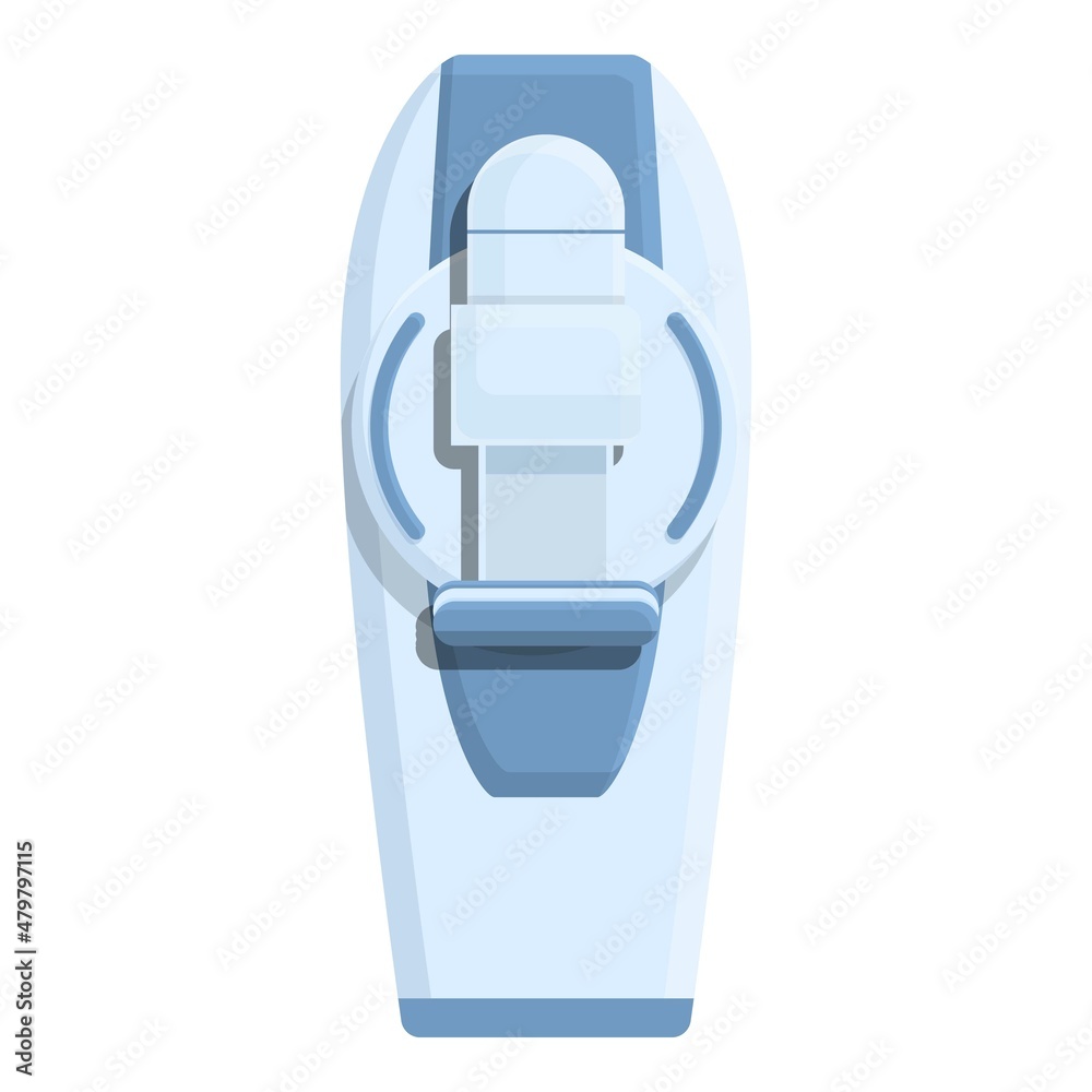 Breast cancer machine icon cartoon vector. Mammography doctor. Medical screening Breast cancer machine icon cartoon vector. Mammography doctor. Medical screening