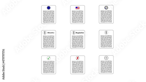 Regulatory Affairs Icons
