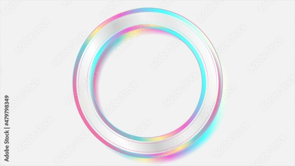 Holographic circle frame geometric abstract tech motion background. Seamless looping. Video animation Ultra HD 4K 3840x2160 Holographic circle frame geometric abstract tech motion background. Seamless looping. Video animation Ultra HD 4K 3840x2160