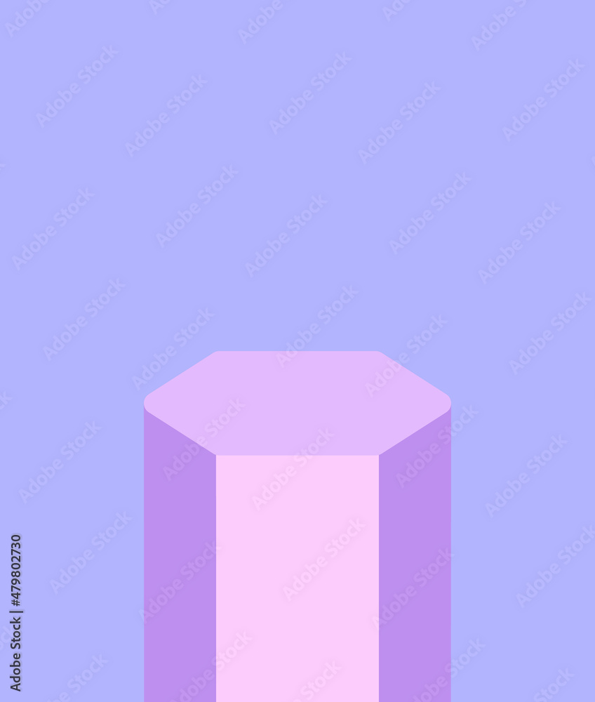 Pedestal or platform. Advertising place. Winner podium. Museum stage. Background for cosmetic product presentation. Blank product stand. Vector illustration Pedestal or platform. Advertising place. Winner podium. Museum stage. Background for cosmetic product presentation. Blank product stand. Vector illustration