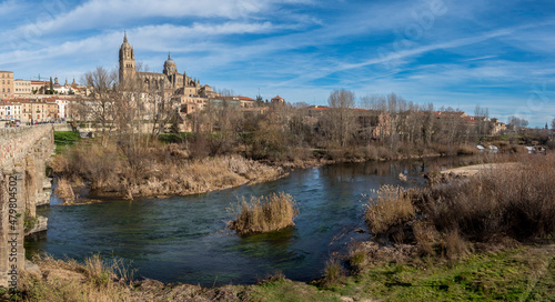 General view of the medieval city of Salamanca