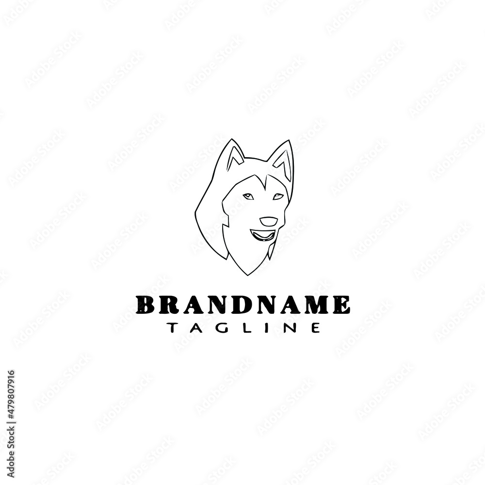 cute dog logo cartoon icon design black isolated vector illustration cute dog logo cartoon icon design black isolated vector illustration