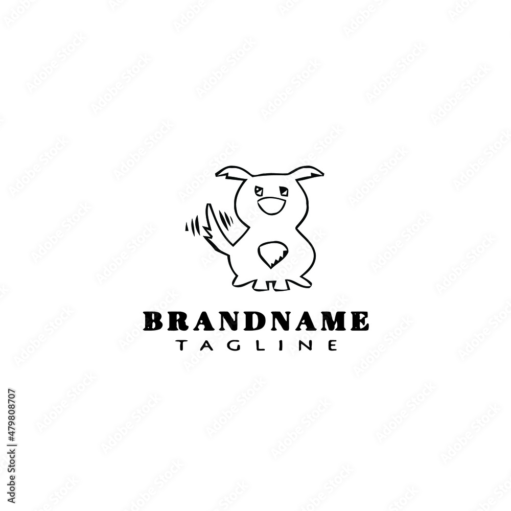 cute dog logo cartoon icon design black isolated vector illustration cute dog logo cartoon icon design black isolated vector illustration