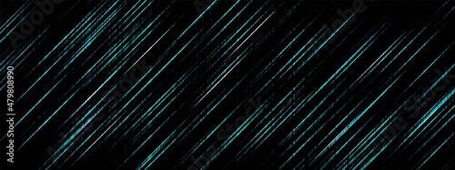 Abstract background design beams with interference. Texture of lines with noise. Shooting stars. Northern lights. Poster for social networks, landing pages of websites.