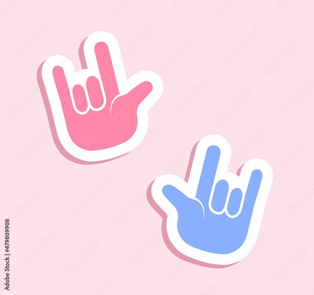 Obraz premium Baby ILY Hands cute