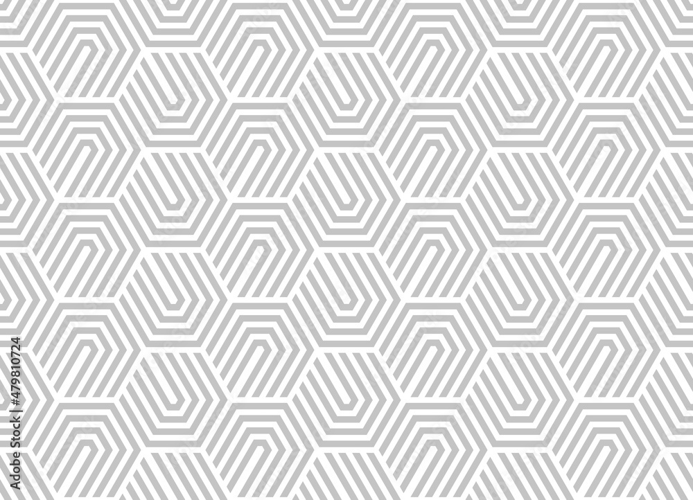 Abstract geometric pattern with stripes, lines. Seamless vector background. White and gray ornament. Simple lattice graphic design. Abstract geometric pattern with stripes, lines. Seamless vector background. White and gray ornament. Simple lattice graphic design.