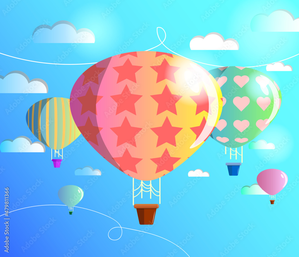 Obraz premium Hot air balloon