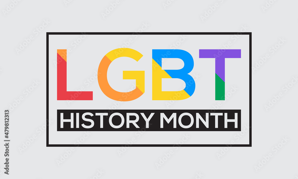 LGBT History Month in February. Vector template Design for banner, card, poster, background. LGBT History Month in February. Vector template Design for banner, card, poster, background.
