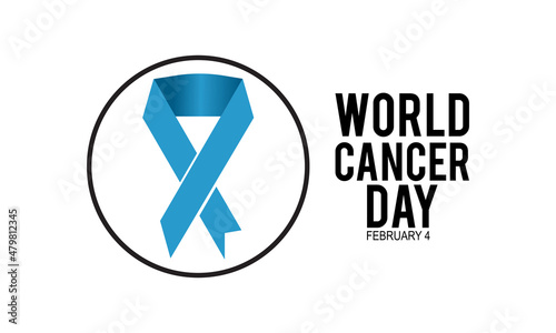 World Cancer Day, February 4. Vector template Design for banner, card, poster, background.
