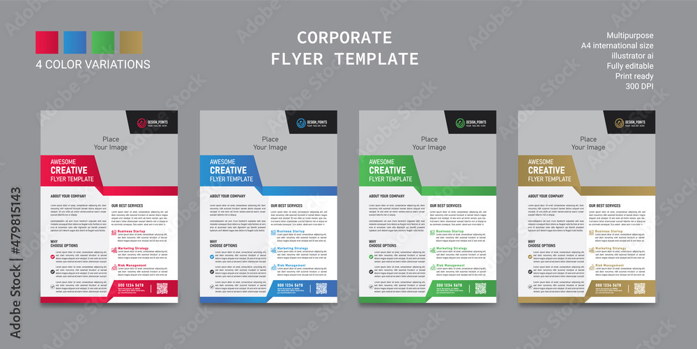 business corporate flyer