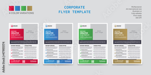 business corporate flyer
