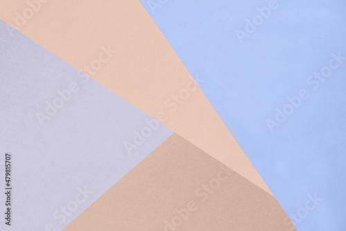 Banner different multicolored abstract paper background.