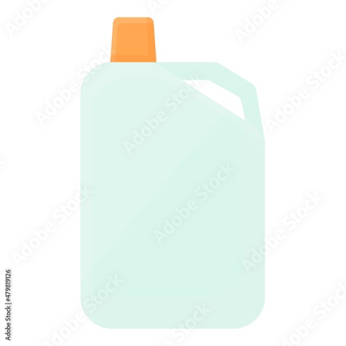 Chemical canister icon cartoon vector. Plastic jerrycan. Container can