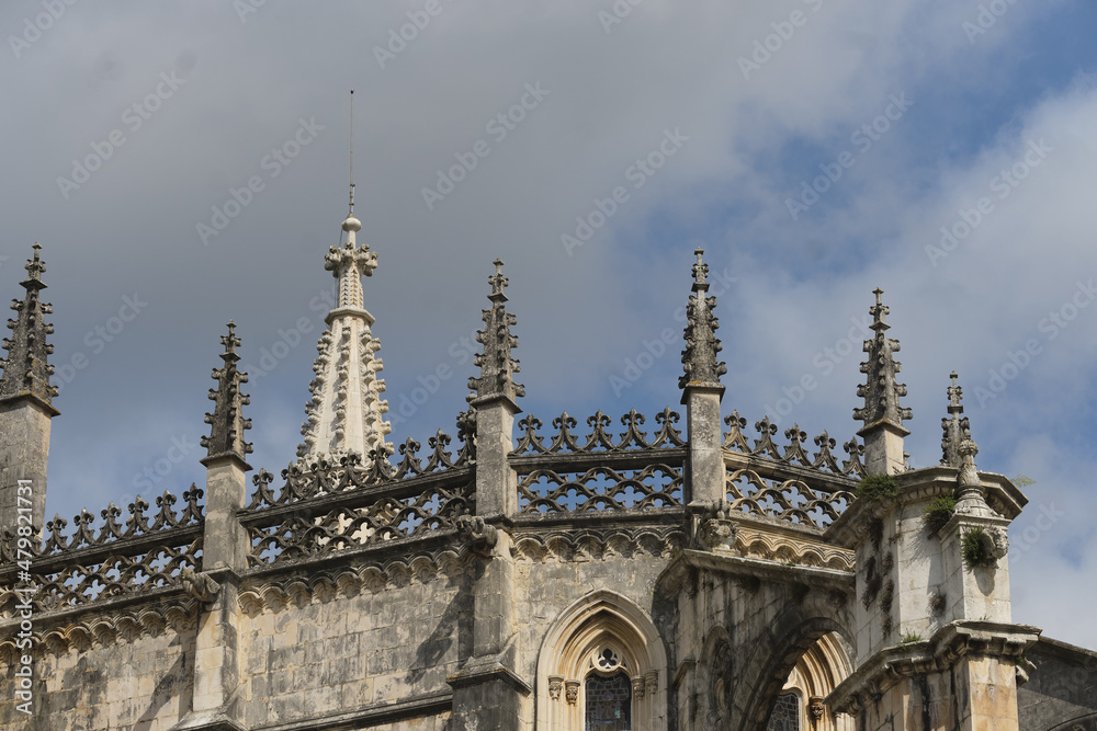 the Church of Santa Maria da Vitória in the Batalha Monastery  in Batalha, Portugal