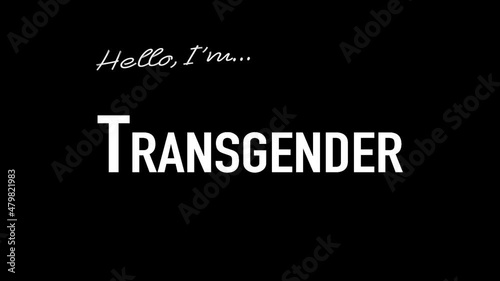 Hello, I'm Transgender