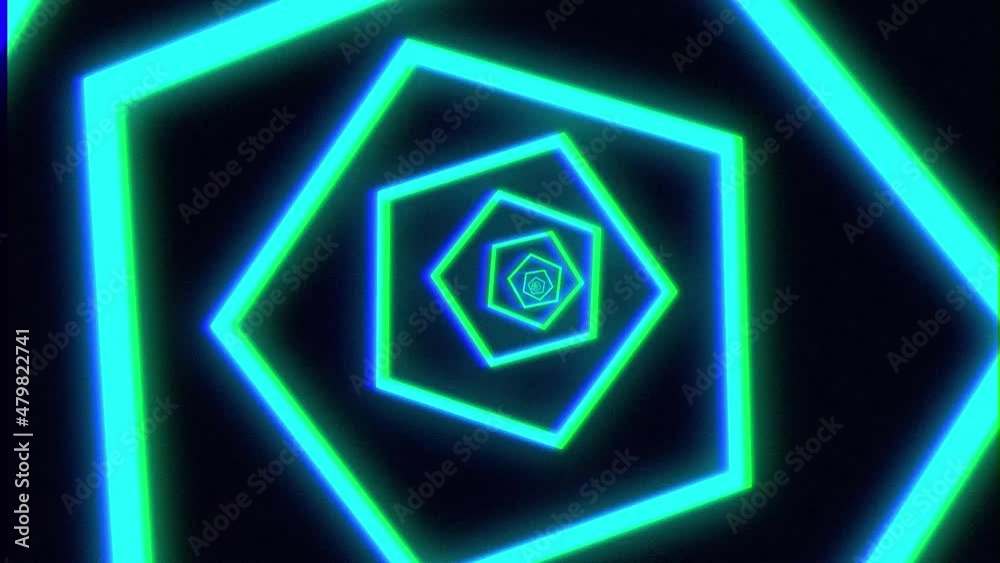 Futuristic glow tunnel. Looping background Futuristic glow tunnel. Looping background