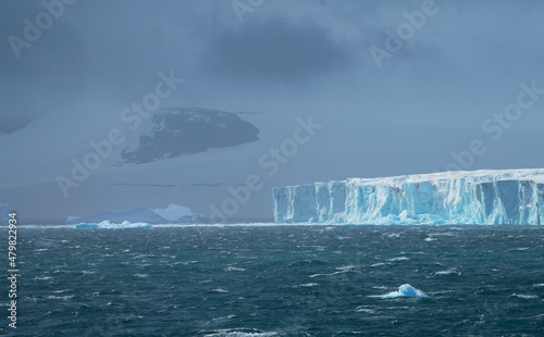 Fototapeta Naklejka Na Ścianę i Meble -  Glacier Wall Antarctica