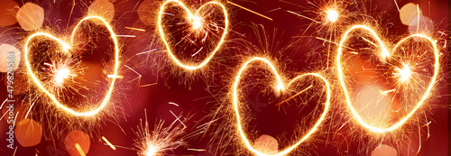 Panoramic Valentine header background