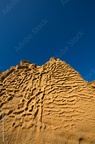 Closeup of Vlychada beach v...