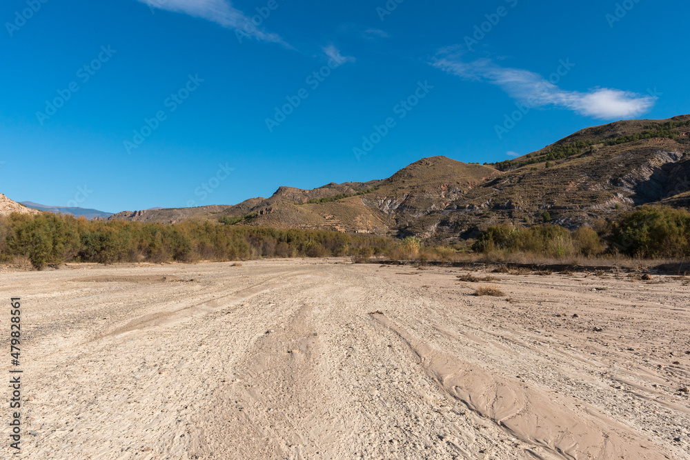 bed of a dry river in the south of Andalusia