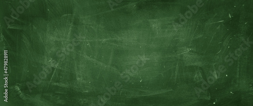 Green blackboard or chalkboard background