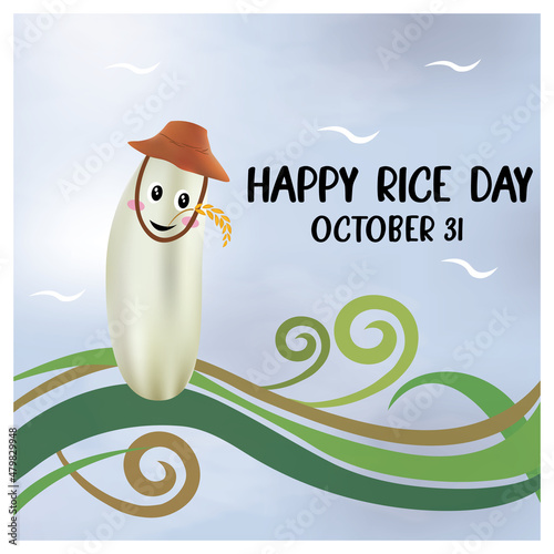 Happy rice day on October 31
