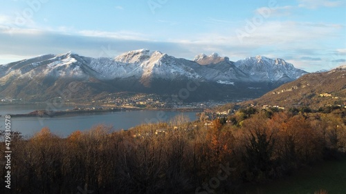 autumn in the mountains, northern italy