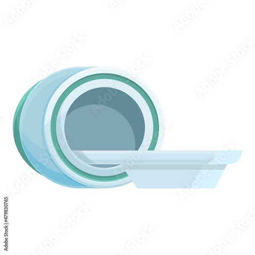 Hospital mri icon cartoon vector. Magnetic tomography. Scan machine