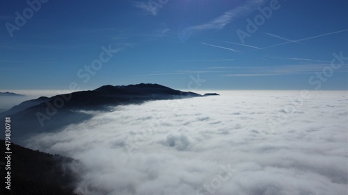 foggy day in northen Italy