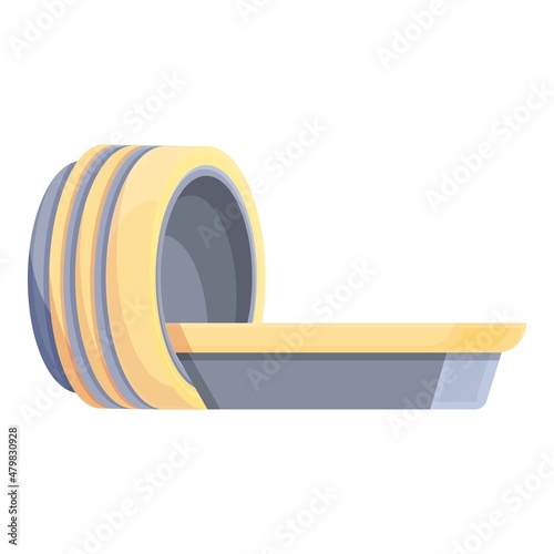 Mri healthcare icon cartoon vector. Medical machine. Radiology scanner
