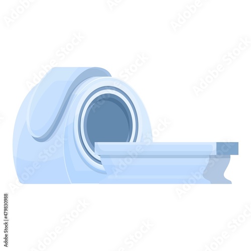 Mri oncology icon cartoon vector. Scan machine. Medical imaging