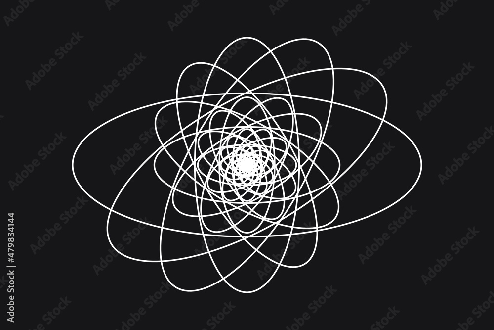 Abstract Spirograph spiral flower. Vector illustration. Abstract Spirograph spiral flower. Vector illustration.
