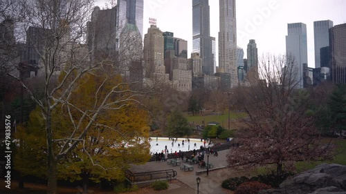 Wollman Rink video in Central Park, New-York
