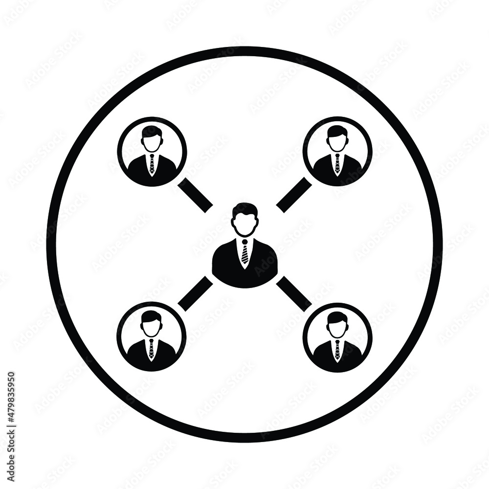 Employee, engagement icon. Black vector sketch. Employee, engagement icon. Black vector sketch.