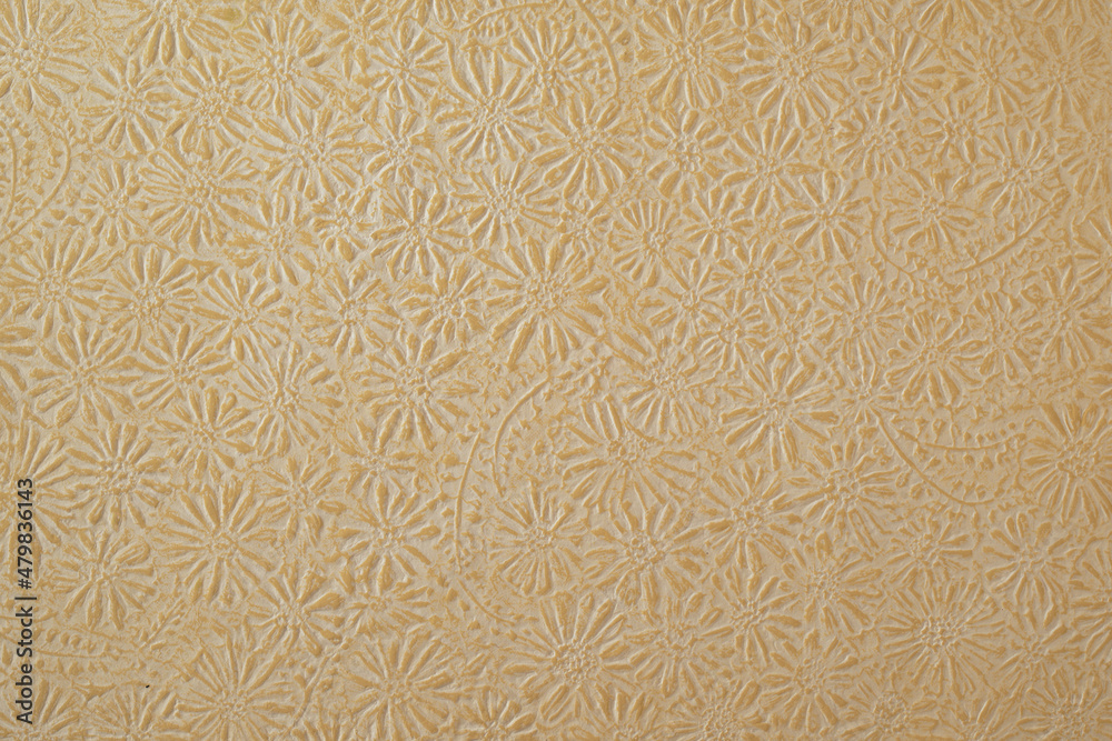 Textured art paper with flower pattern. Textured art paper with flower pattern.