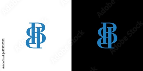 Modern and elegant BB initials logo design