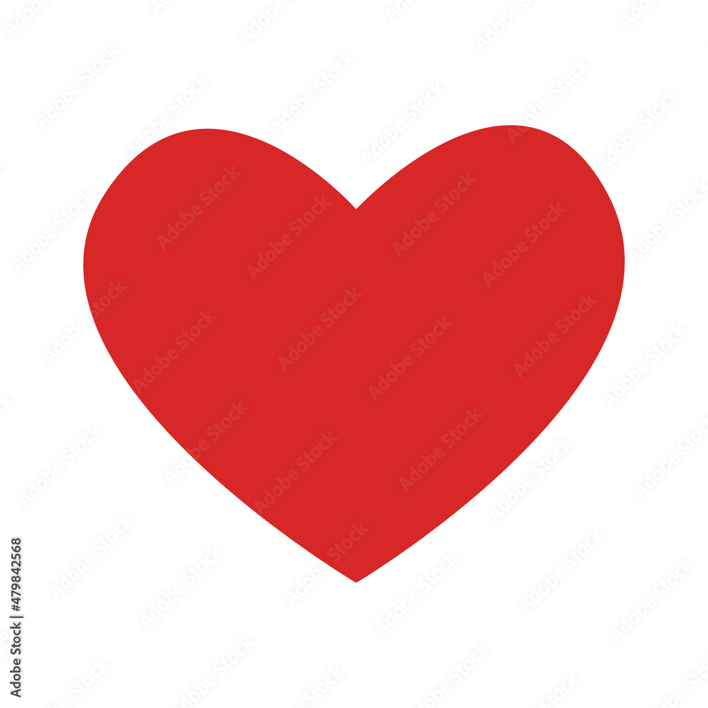 red heart love